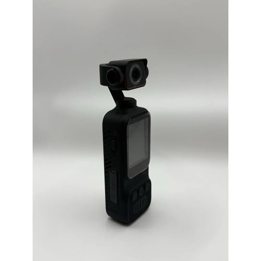 4K WiFi Pocket Camera 12MP 170° Wide Angle Rotating Lens 128GB SD Card